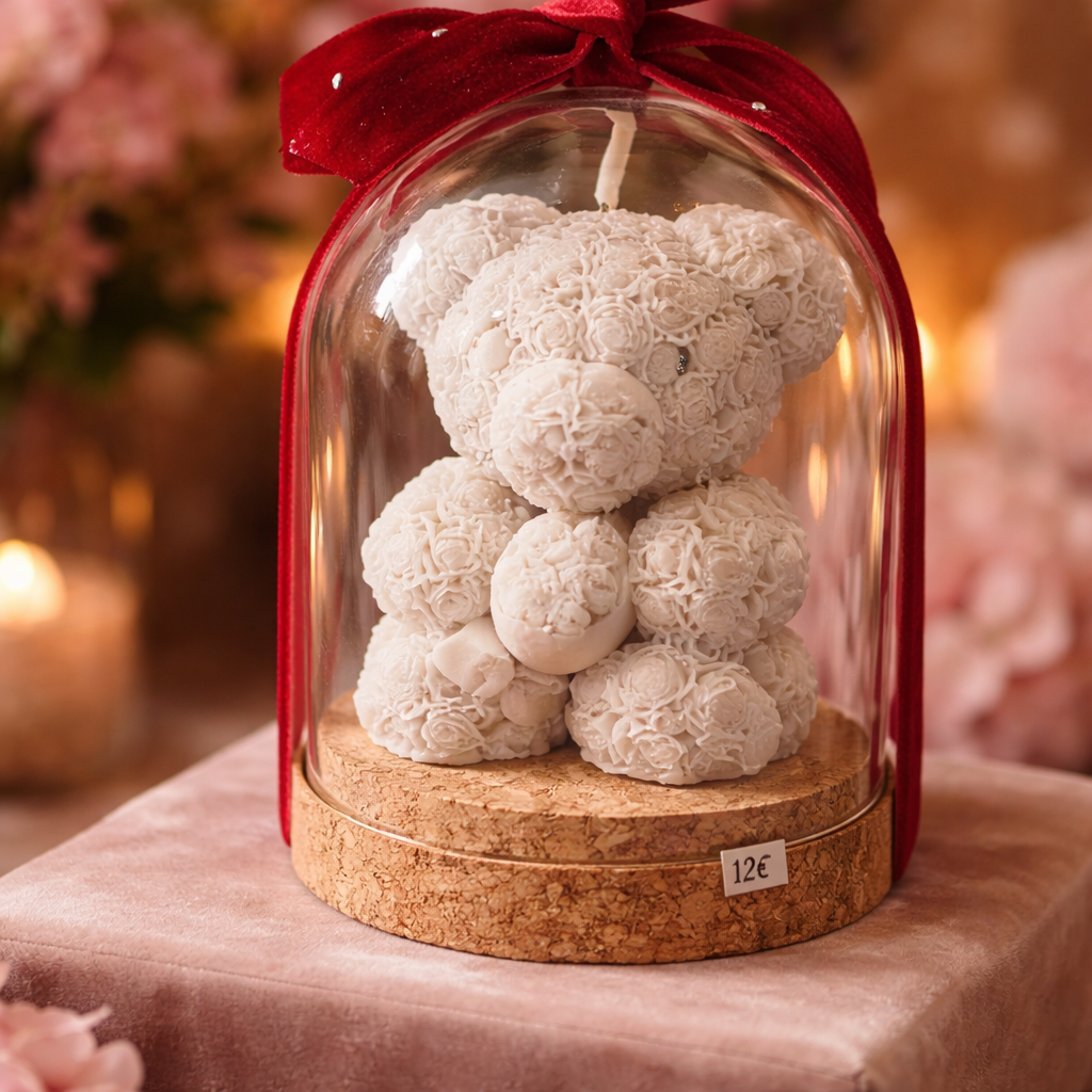 mini cloche nournours bougie
