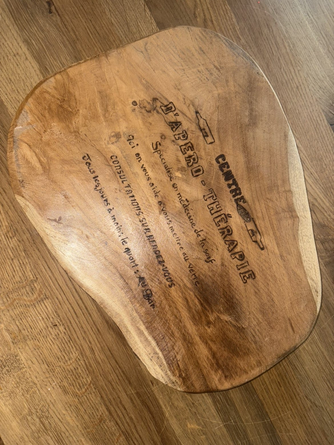 plaque humour apero
